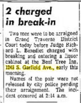 Batsakis Inn - Feb 1973 Known As Beef Tree Inn - Break-In (newer photo)